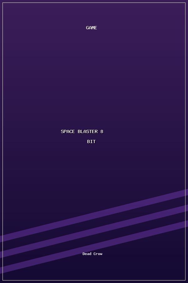 SPACE BLASTER 8 BIT poszter