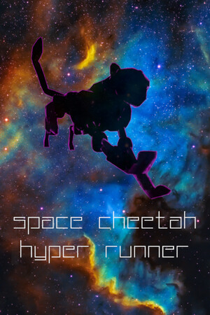 Space Cheetah Hyper Runner poszter