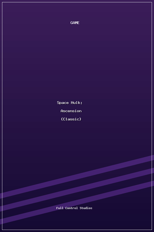 Space Hulk: Ascension (Classic) poszter