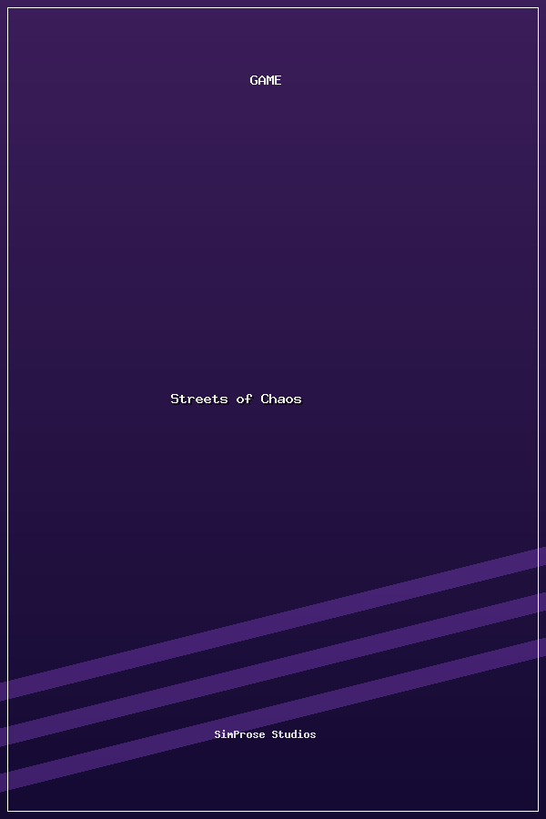 Streets of Chaos poszter