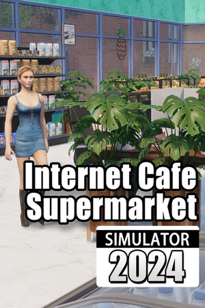 Supermarket & Internet Cafe Simulator poszter