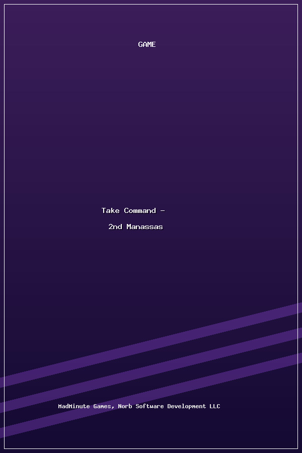 Take Command - 2nd Manassas poszter