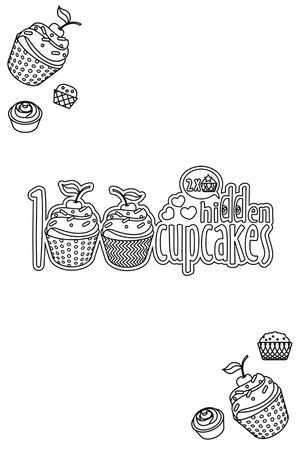 100 hidden cupcakes poszter