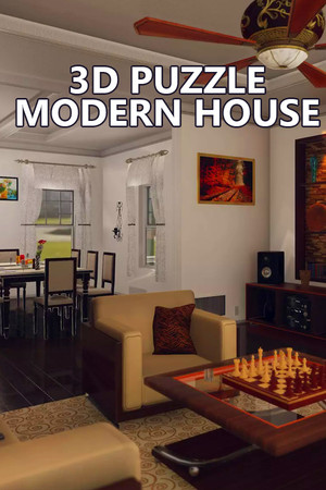 3D PUZZLE - Modern House poszter