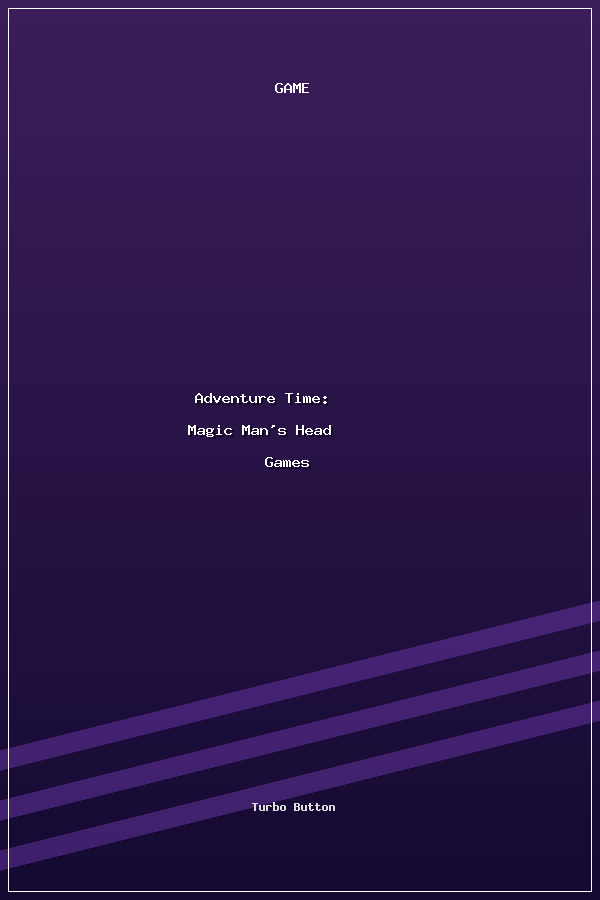 Adventure Time: Magic Man's Head Games poszter