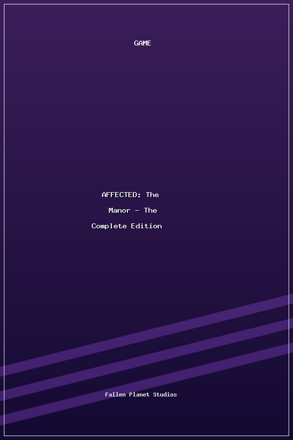 AFFECTED: The Manor - The Complete Edition poszter