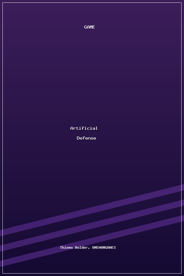 Artificial Defense poszter