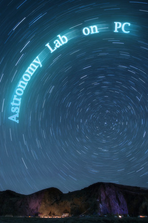Astronomy Lab on PC: Relativity, Lunar Landing, Space Flight, and Interstellar Travelling poszter
