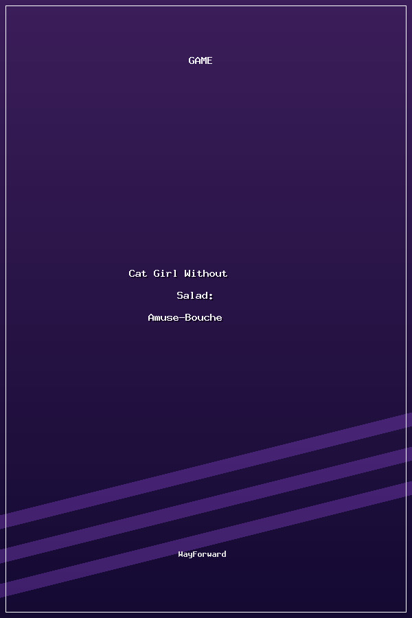 Cat Girl Without Salad: Amuse-Bouche poszter