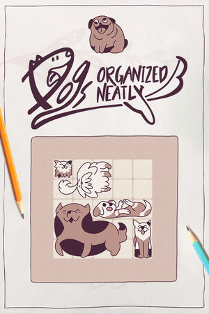 Dogs Organized Neatly poszter