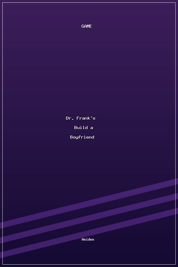 Dr. Frank's Build a Boyfriend poszter