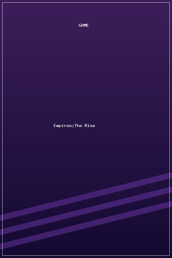 Empires:The Rise poszter