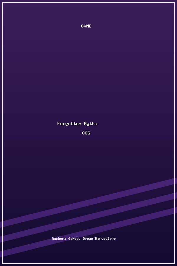 Forgotten Myths CCG poszter