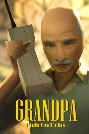 Grandpa High on Retro poszter