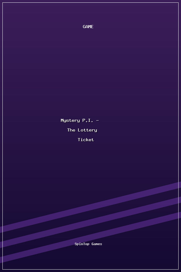 Mystery P.I.™ - The Lottery Ticket poszter