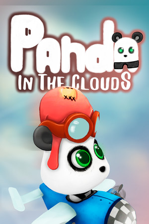 Panda in the clouds poszter