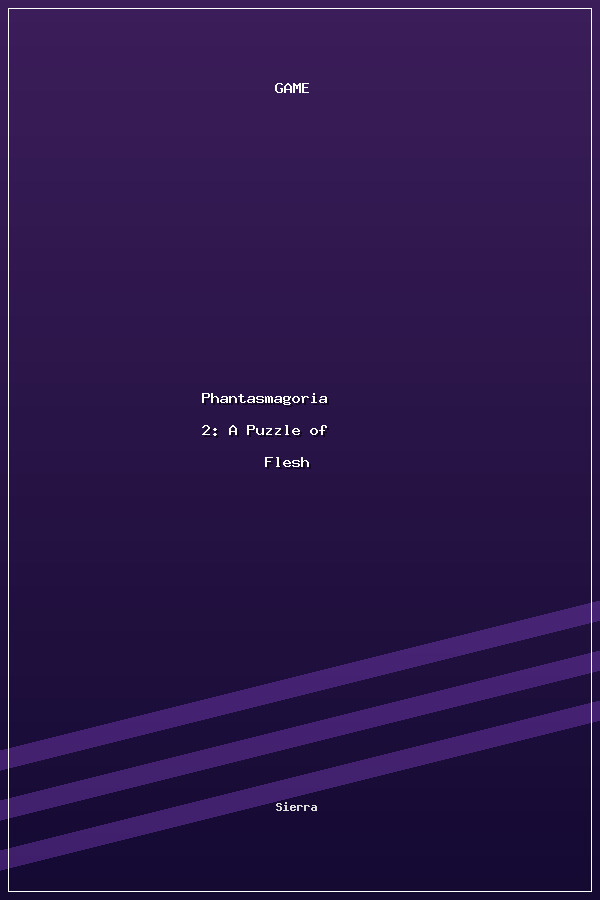 Phantasmagoria 2: A Puzzle of Flesh poszter