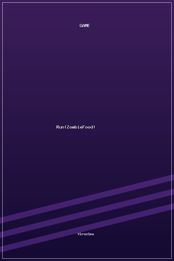 Run!ZombieFood! poszter