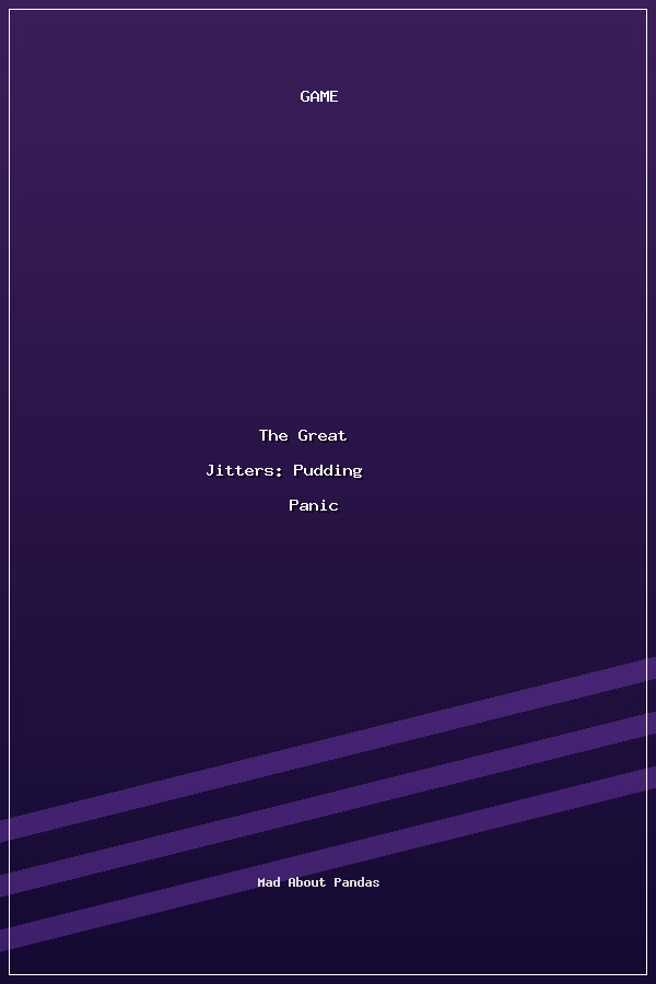 The Great Jitters: Pudding Panic poszter