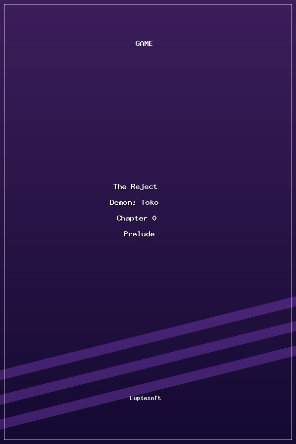 The Reject Demon: Toko Chapter 0 — Prelude poszter