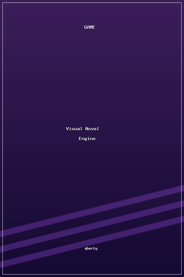 Visual Novel Engine poszter