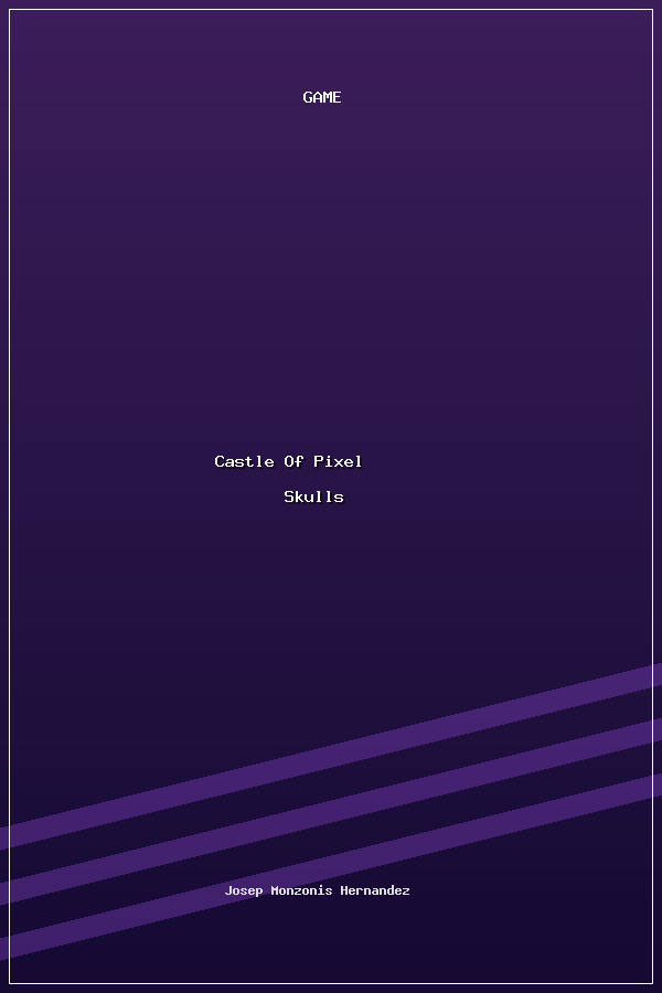 Castle Of Pixel Skulls poszter