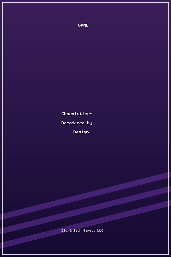 Chocolatier®: Decadence by Design™ poszter