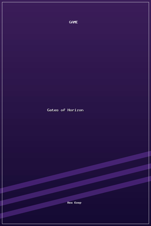 Gates of Horizon poszter