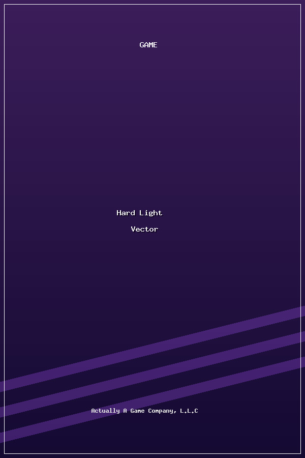 Hard Light Vector poszter