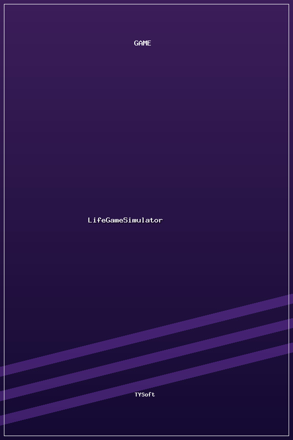 LifeGameSimulator poszter