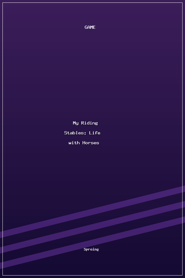 My Riding Stables: Life with Horses poszter
