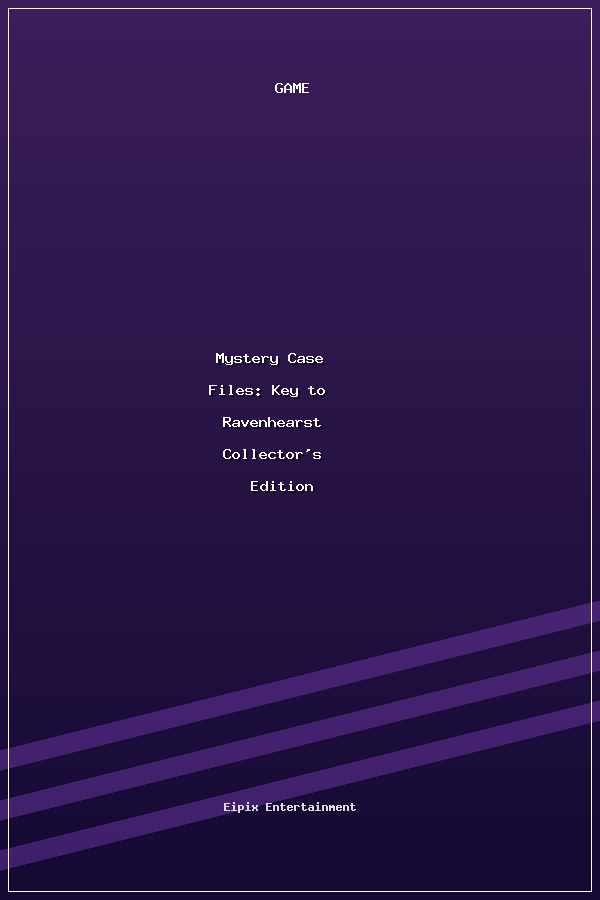 Mystery Case Files: Key to Ravenhearst Collector's Edition poszter