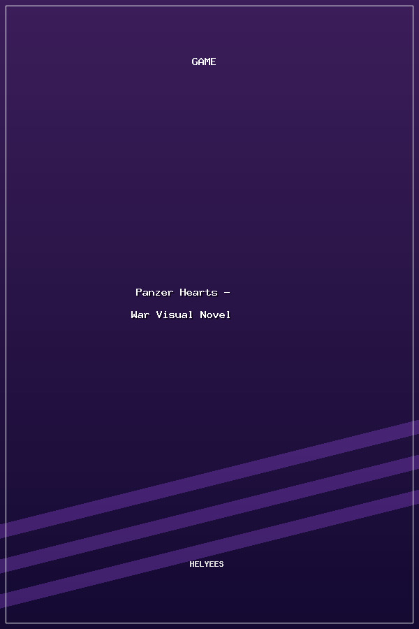 Panzer Hearts - War Visual Novel poszter