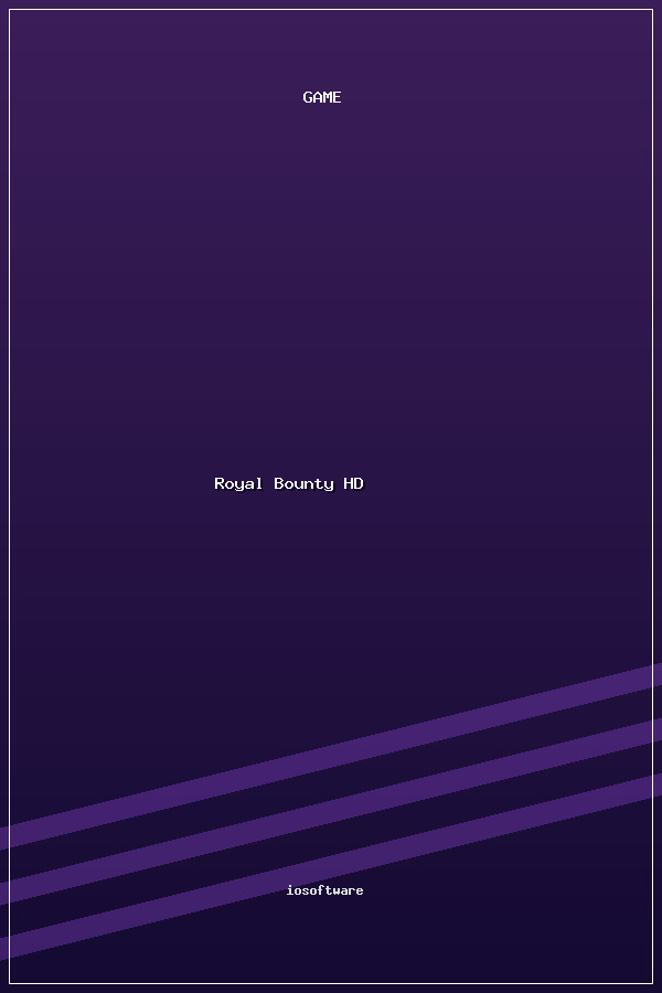 Royal Bounty HD poszter