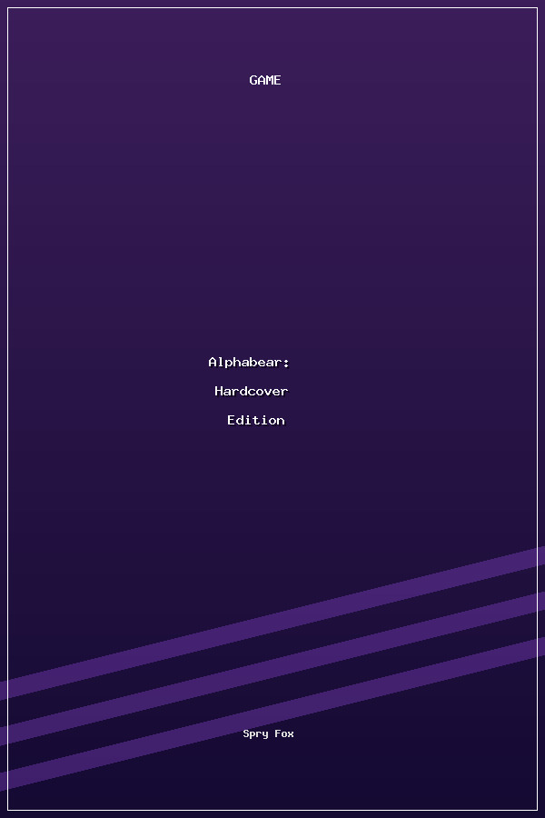Alphabear: Hardcover Edition poszter
