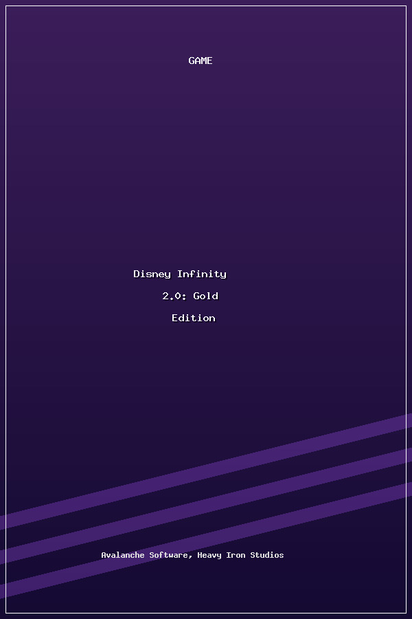 Disney Infinity 2.0: Gold Edition poszter