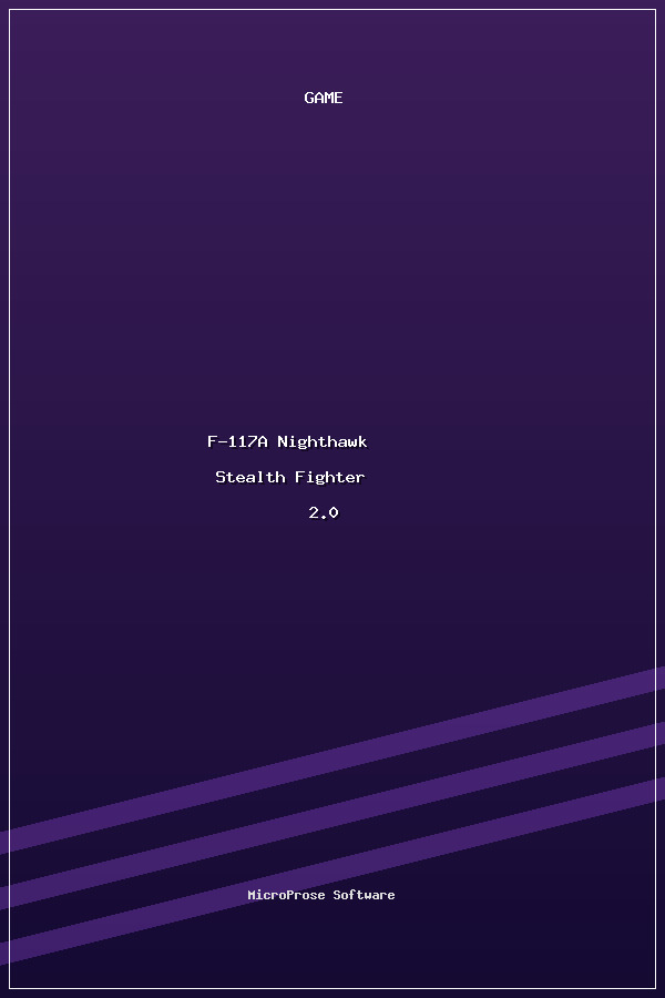 F-117A Nighthawk Stealth Fighter 2.0 poszter