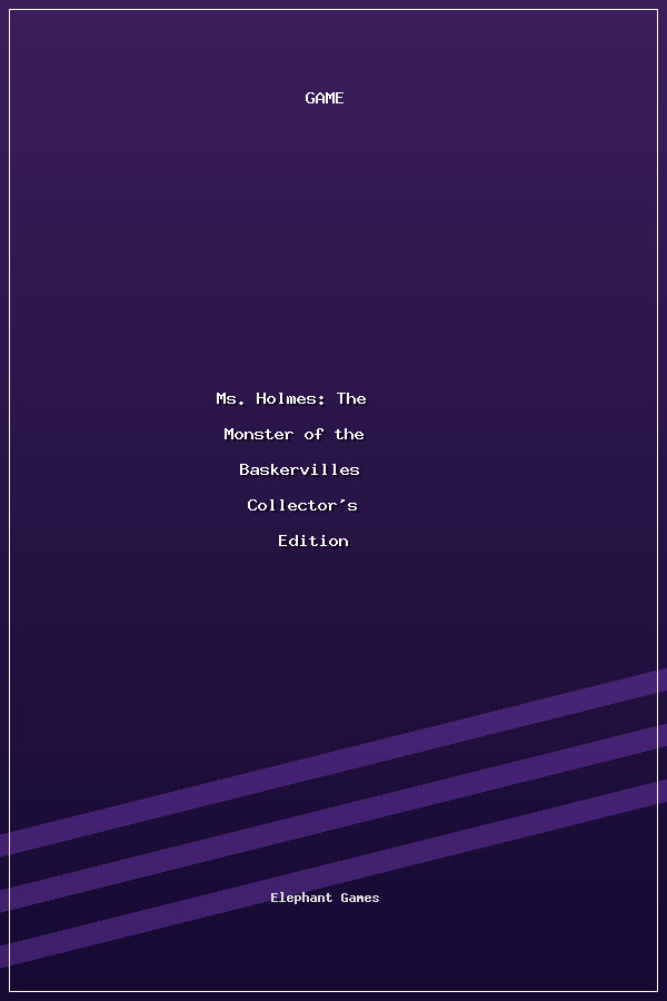 Ms. Holmes: The Monster of the Baskervilles Collector's Edition poszter