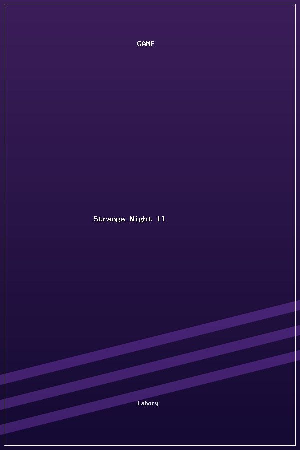Strange Night ll poszter