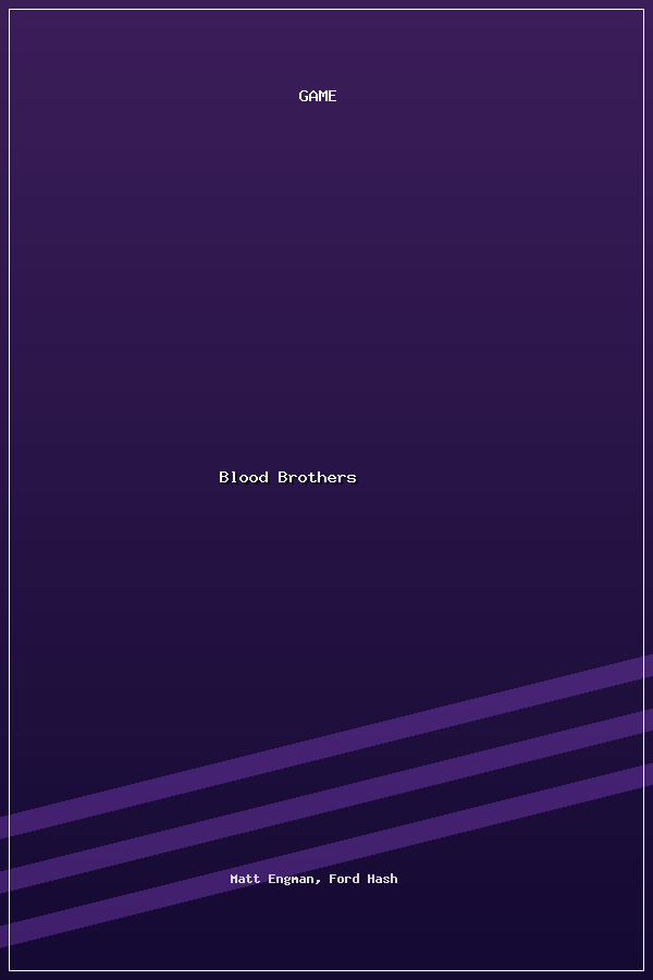 Blood Brothers poszter