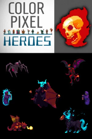 Color Pixel Heroes poszter