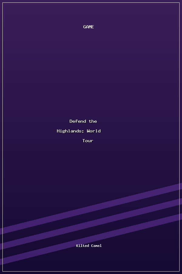 Defend the Highlands: World Tour poszter