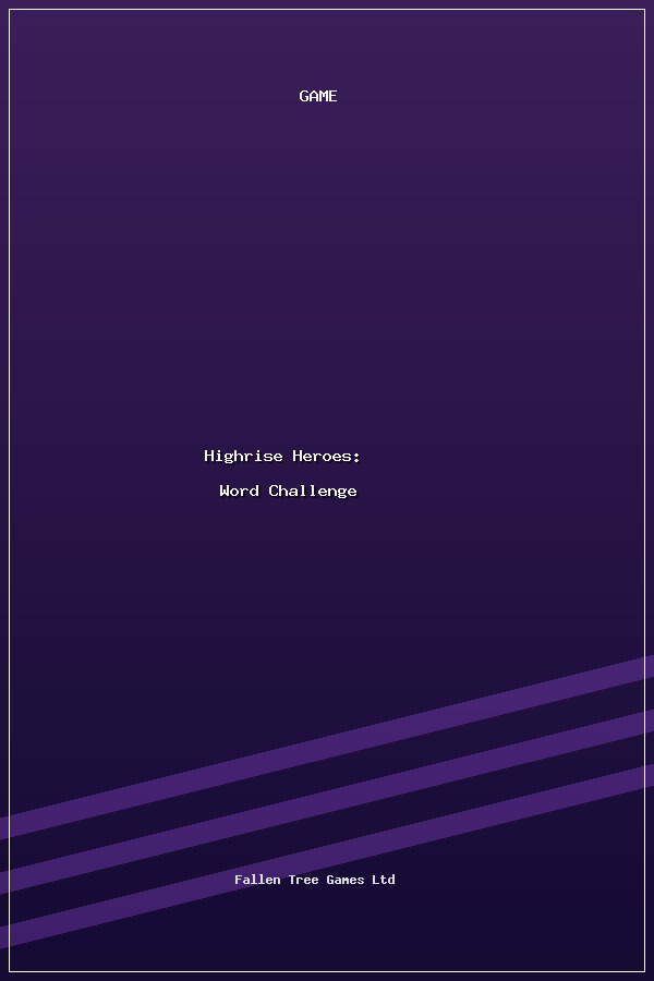 Highrise Heroes: Word Challenge poszter