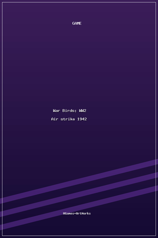 War Birds: WW2 Air strike 1942 poszter