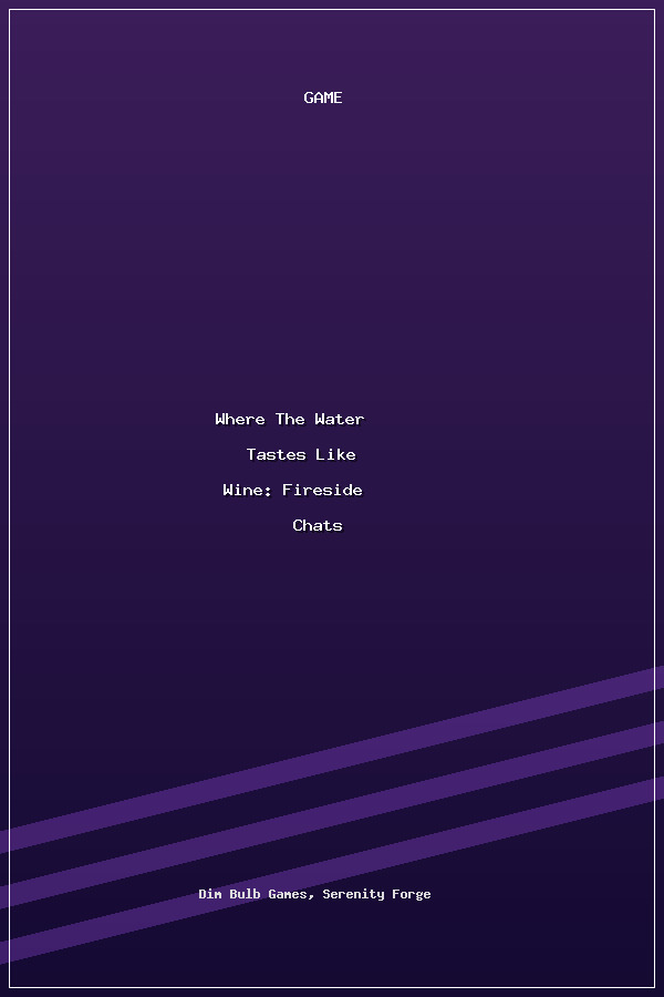 Where The Water Tastes Like Wine: Fireside Chats poszter
