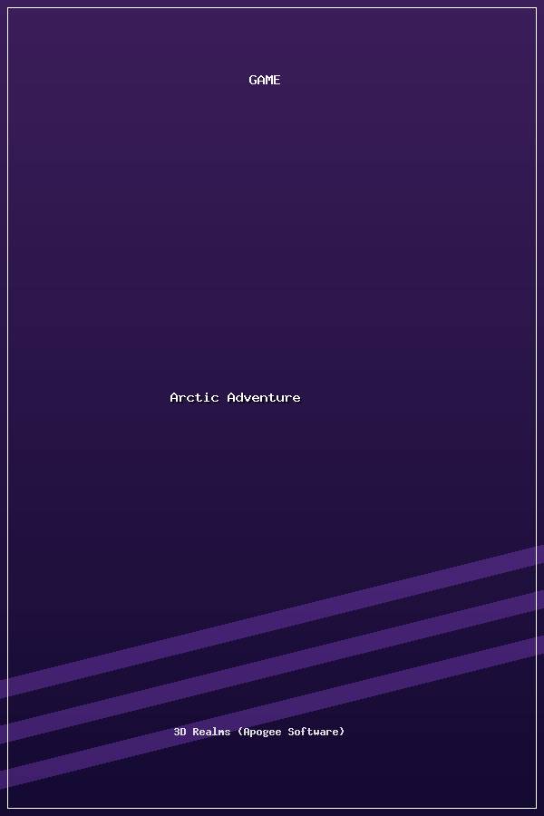 Arctic Adventure poszter