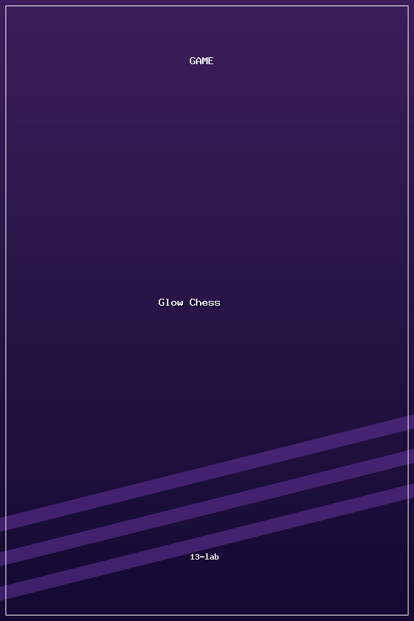 Glow Chess poszter