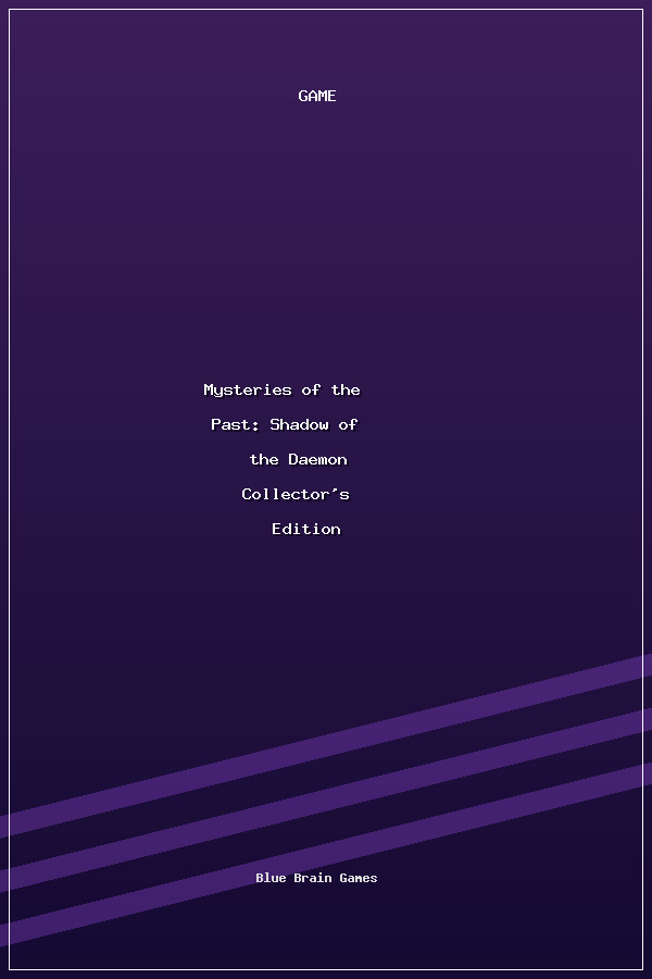 Mysteries of the Past: Shadow of the Daemon Collector's Edition poszter