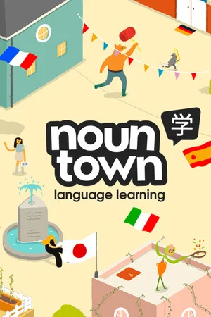 Noun Town Language Learning poszter