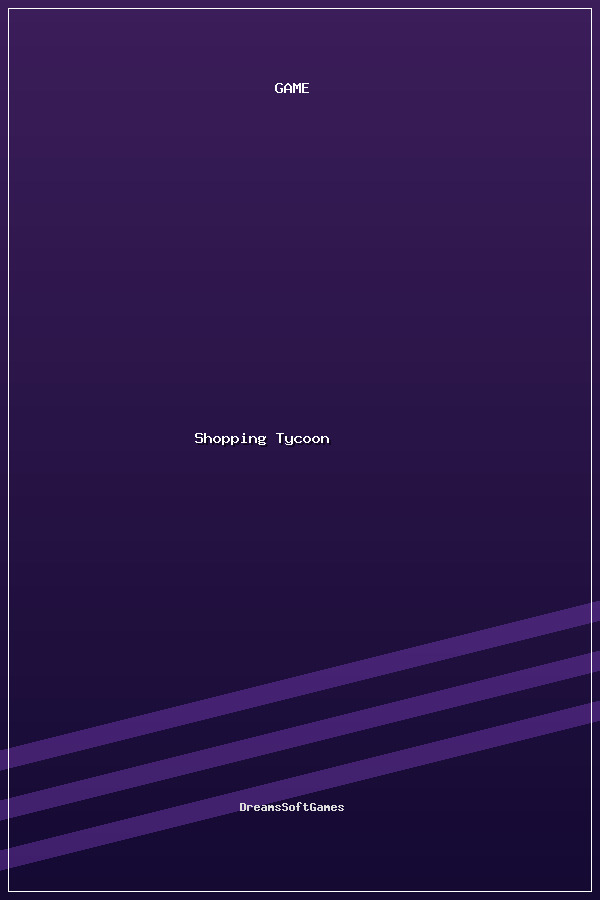 Shopping Tycoon poszter